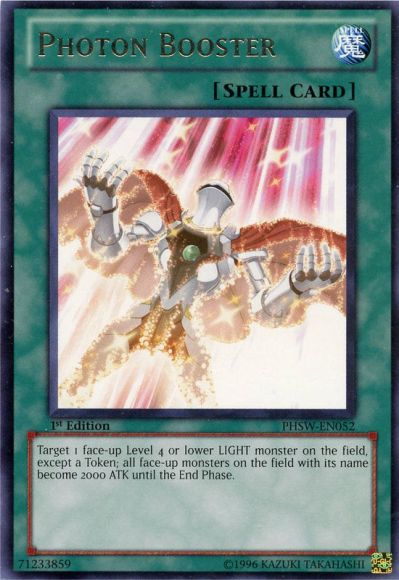 Photon Booster [PHSW-EN052] Rare | Jomio and Rueliete's Cards and Comics