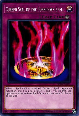 Cursed Seal of the Forbidden Spell [OP08-EN025] Common | Jomio and Rueliete's Cards and Comics