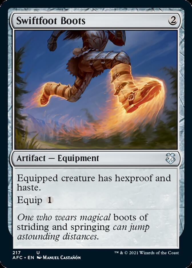 Swiftfoot Boots [Dungeons & Dragons: Adventures in the Forgotten Realms Commander] | Jomio and Rueliete's Cards and Comics