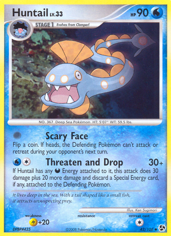 Huntail (42/106) [Diamond & Pearl: Great Encounters] | Jomio and Rueliete's Cards and Comics