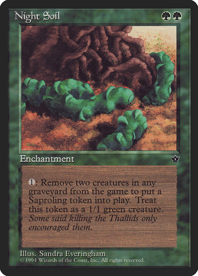 Night Soil (Sandra Everingham) [Fallen Empires] | Jomio and Rueliete's Cards and Comics