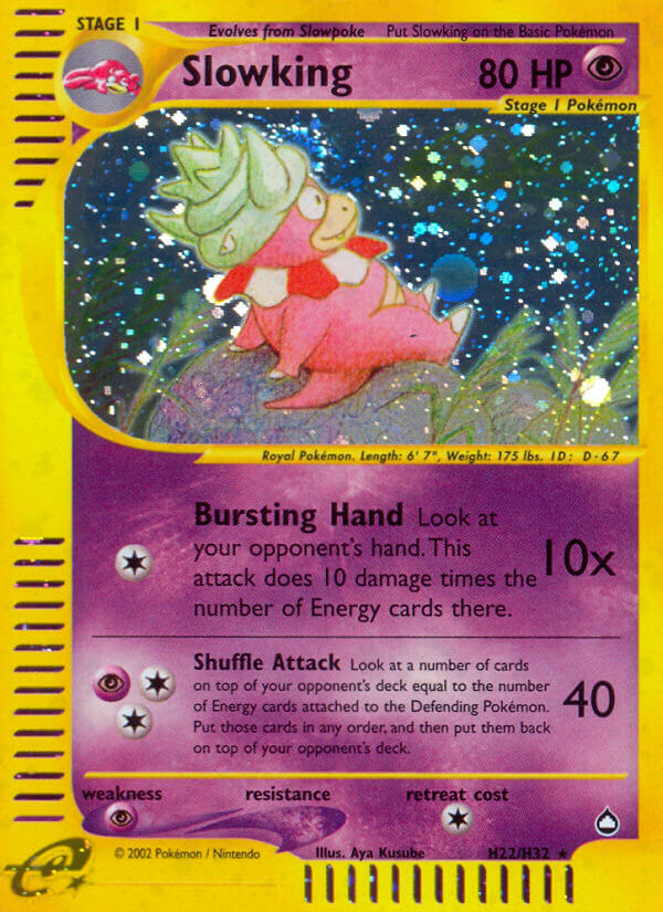 Slowking (H22/H32) [Aquapolis] | Jomio and Rueliete's Cards and Comics