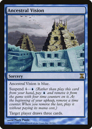 Ancestral Vision [Time Spiral] | Jomio and Rueliete's Cards and Comics