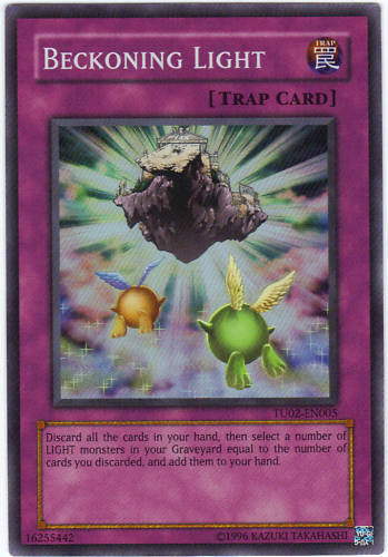 Beckoning Light [TU02-EN005] Super Rare | Jomio and Rueliete's Cards and Comics