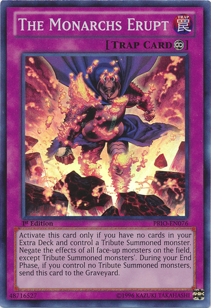 The Monarchs Erupt [PRIO-EN076] Super Rare | Jomio and Rueliete's Cards and Comics