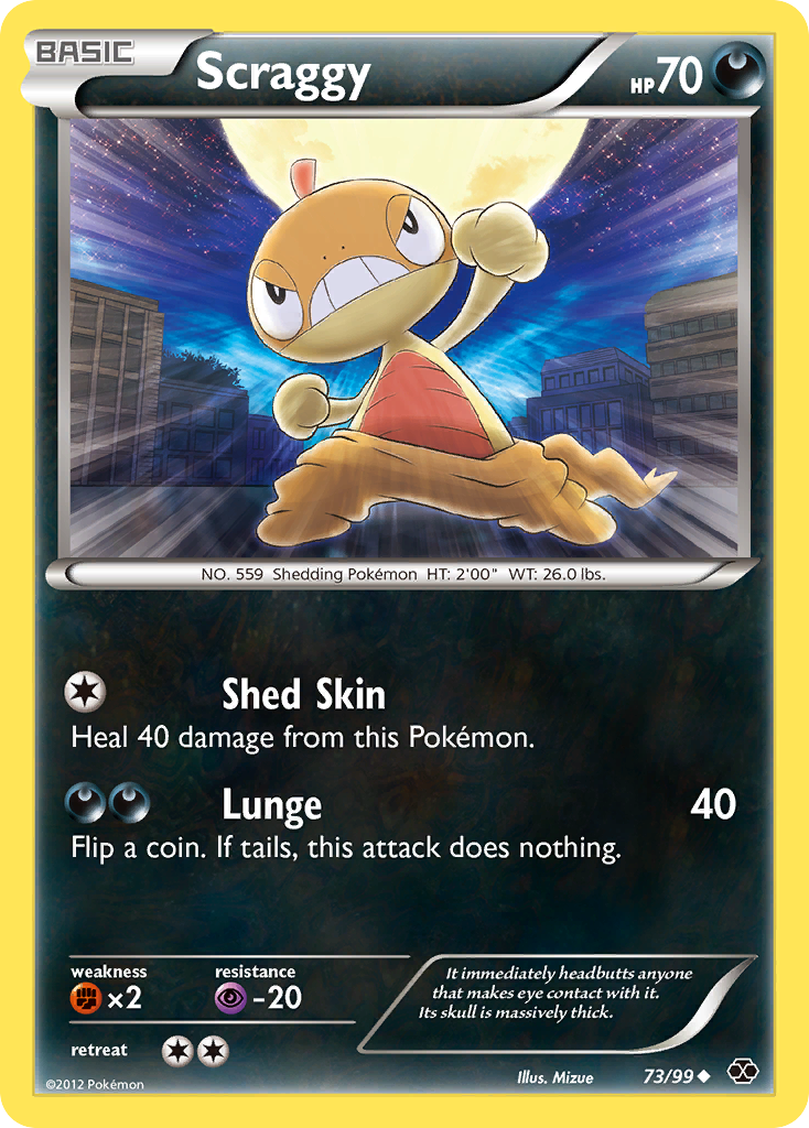 Scraggy (73/99) [Black & White: Next Destinies] | Jomio and Rueliete's Cards and Comics