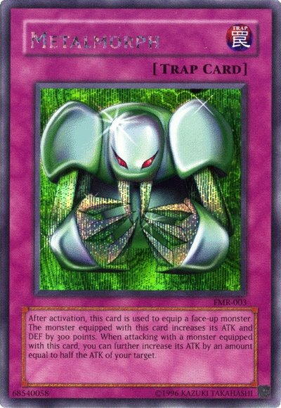 Metalmorph (Forbidden Memories) [FMR-003] Prismatic Secret Rare | Jomio and Rueliete's Cards and Comics
