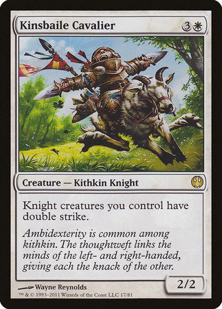 Kinsbaile Cavalier [Duel Decks: Knights vs. Dragons] | Jomio and Rueliete's Cards and Comics