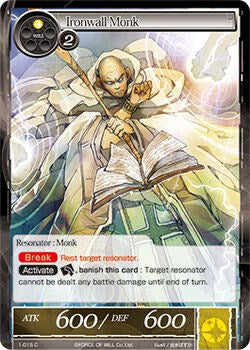 Ironwall Monk (1-015) [The Dawn of Valhalla] | Jomio and Rueliete's Cards and Comics