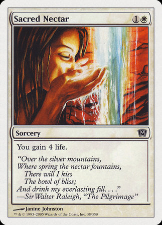 Sacred Nectar [Ninth Edition] | Jomio and Rueliete's Cards and Comics