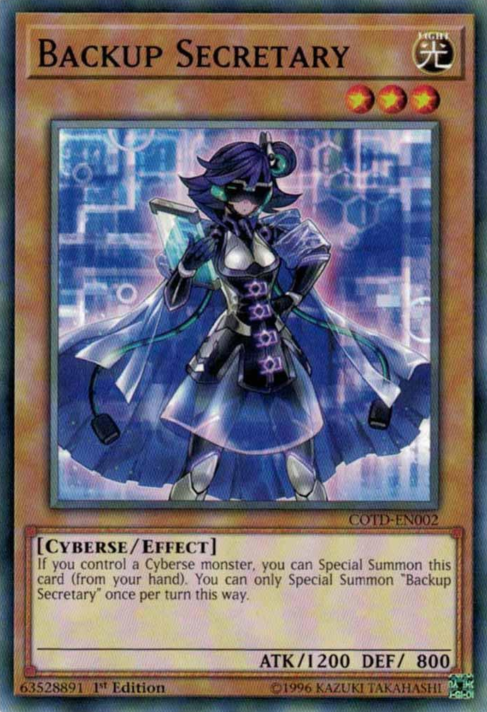 Backup Secretary [COTD-EN002] Common | Jomio and Rueliete's Cards and Comics