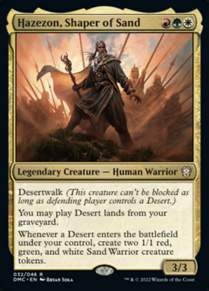 Hazezon, Shaper of Sand [Dominaria United Commander] | Jomio and Rueliete's Cards and Comics