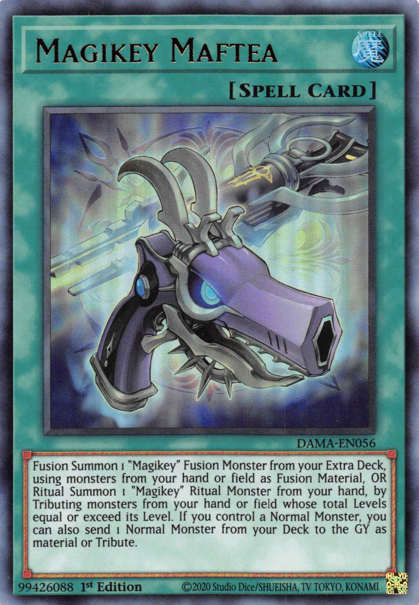 Magikey Maftea [DAMA-EN056] Ultra Rare | Jomio and Rueliete's Cards and Comics