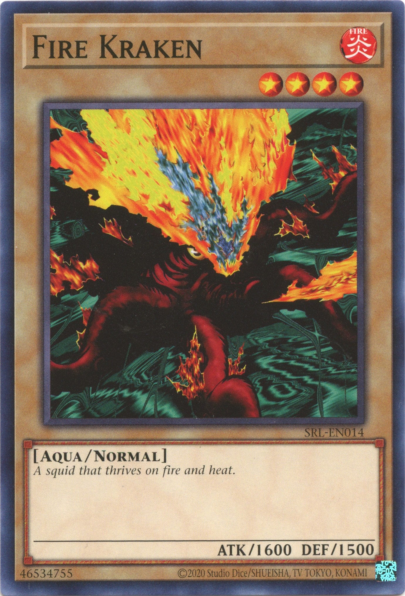 Fire Kraken (25th Anniversary) [SRL-EN014] Common | Jomio and Rueliete's Cards and Comics
