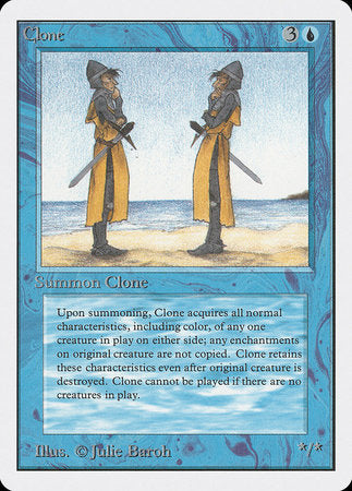 Clone [Unlimited Edition] | Jomio and Rueliete's Cards and Comics