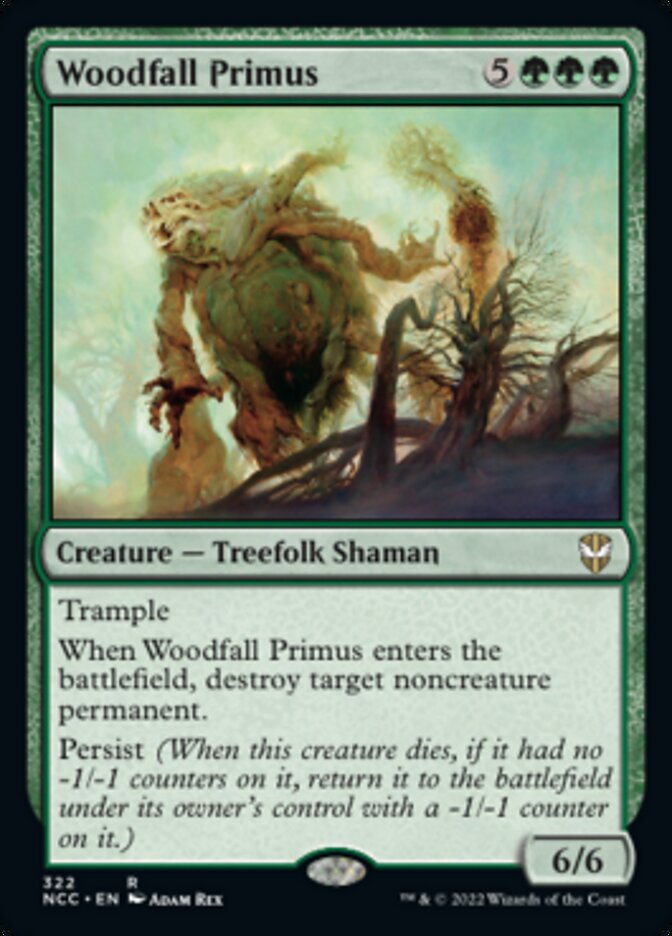 Woodfall Primus [Streets of New Capenna Commander] | Jomio and Rueliete's Cards and Comics