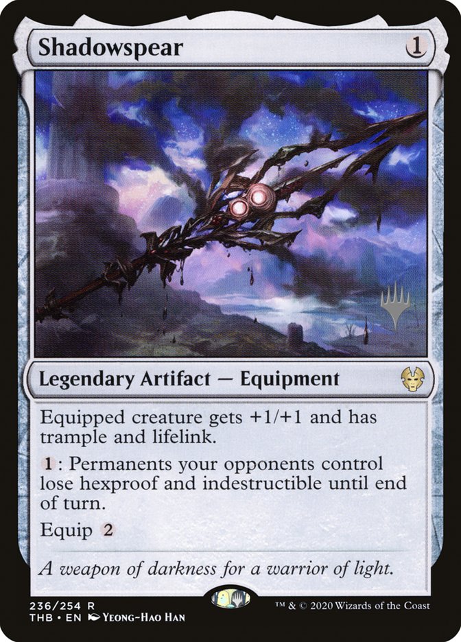 Shadowspear (Promo Pack) [Theros Beyond Death Promos] | Jomio and Rueliete's Cards and Comics