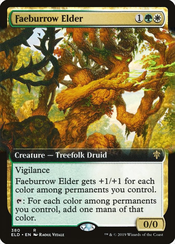 Faeburrow Elder (Extended Art) [Throne of Eldraine] | Jomio and Rueliete's Cards and Comics