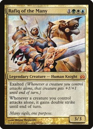 Rafiq of the Many [From the Vault: Legends] | Jomio and Rueliete's Cards and Comics