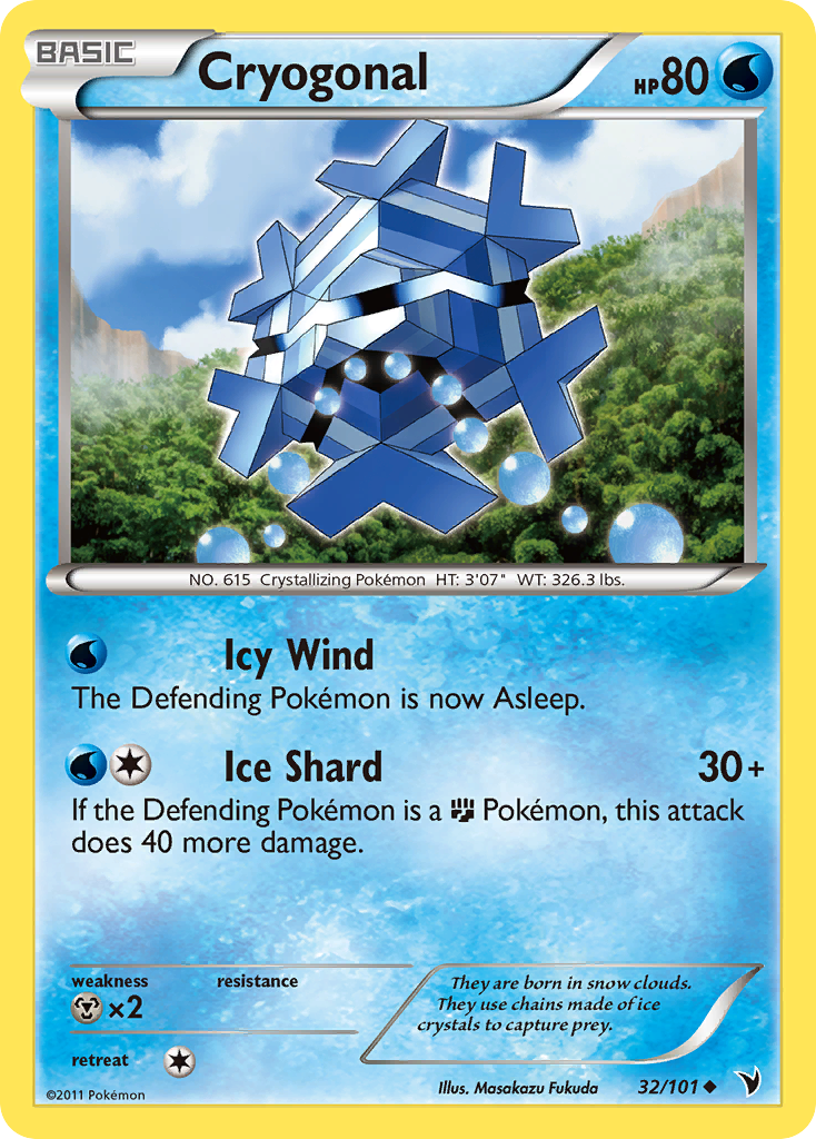 Cryogonal (32/101) [Black & White: Noble Victories] | Jomio and Rueliete's Cards and Comics