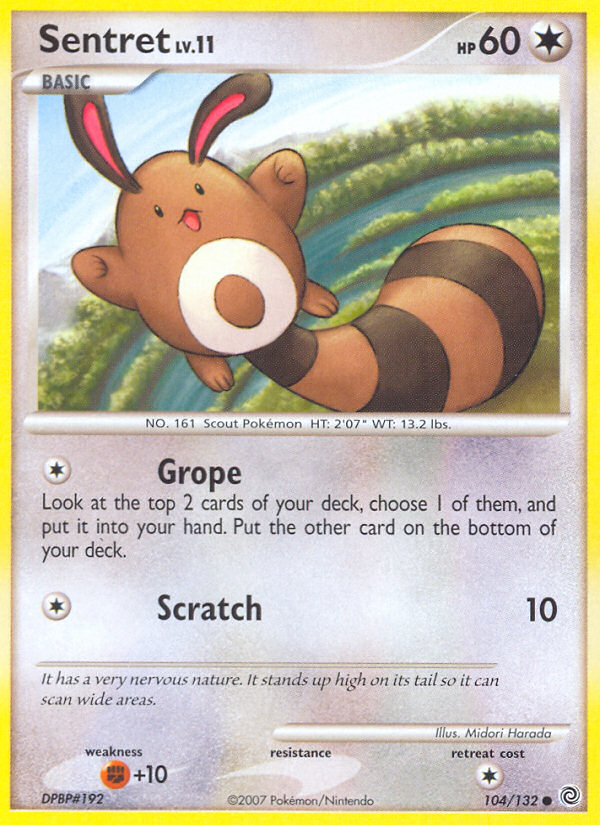Sentret (104/132) [Diamond & Pearl: Secret Wonders] | Jomio and Rueliete's Cards and Comics