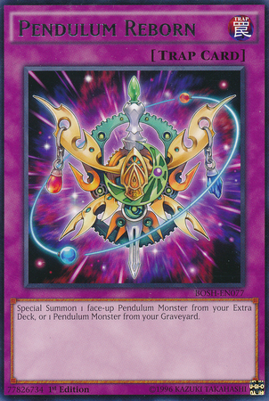 Pendulum Reborn [BOSH-EN077] Rare | Jomio and Rueliete's Cards and Comics