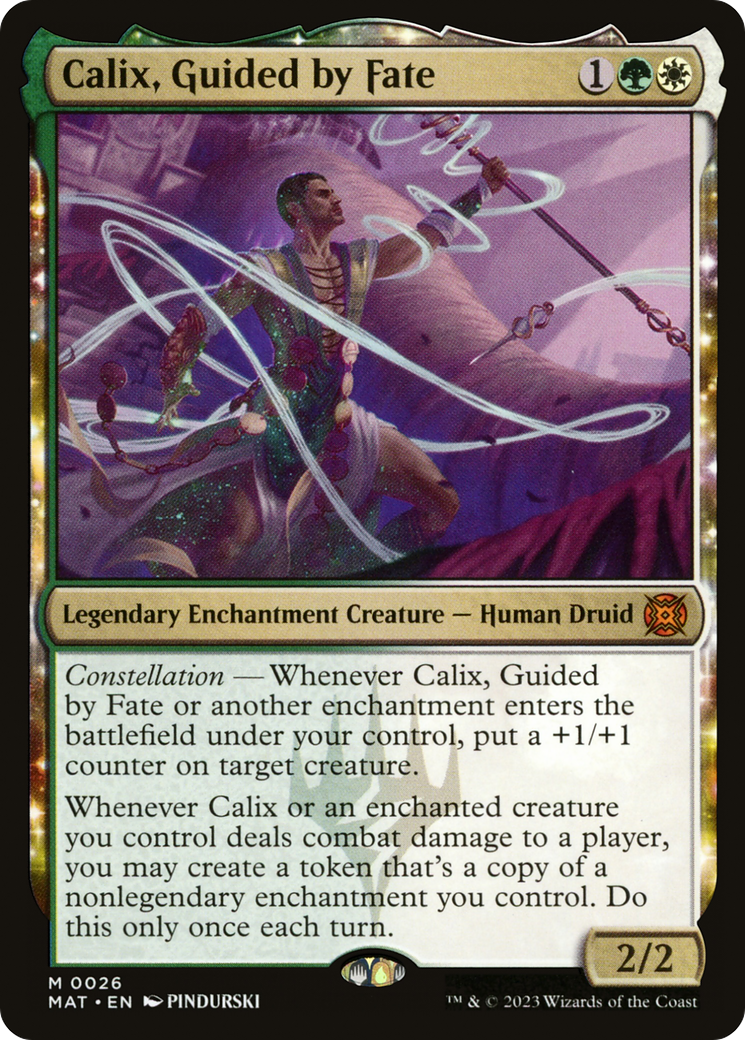 Calix, Guided by Fate [March of the Machine: The Aftermath] | Jomio and Rueliete's Cards and Comics