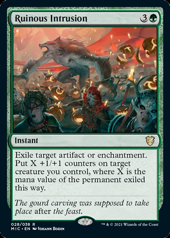 Ruinous Intrusion [Innistrad: Midnight Hunt Commander] | Jomio and Rueliete's Cards and Comics