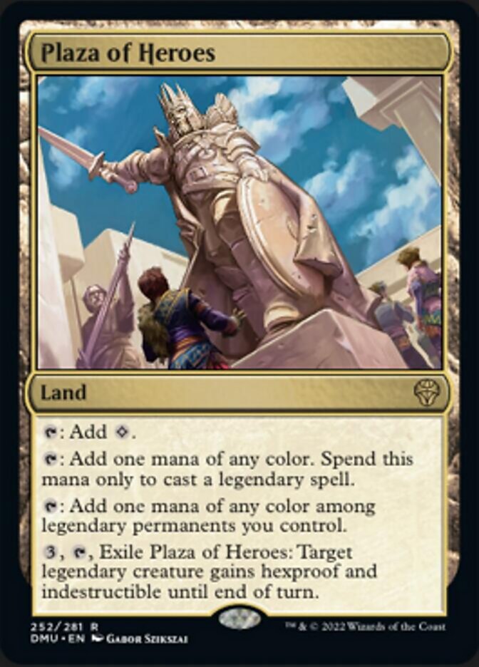 Plaza of Heroes [Dominaria United] | Jomio and Rueliete's Cards and Comics