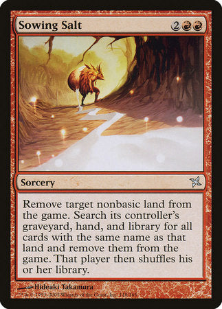 Sowing Salt [Betrayers of Kamigawa] | Jomio and Rueliete's Cards and Comics