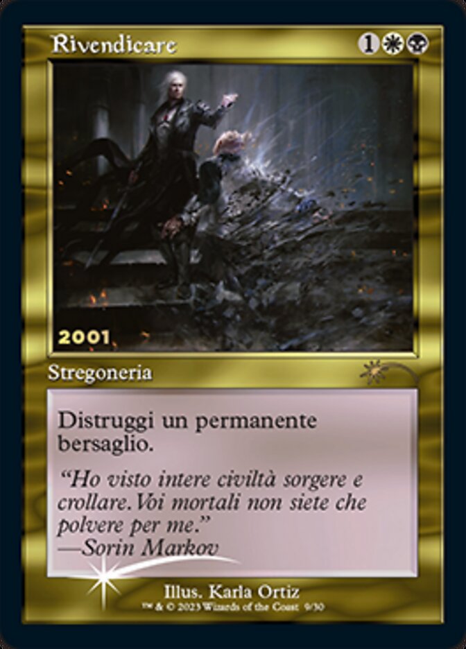 Rivendicare (Vindicate) [30th Anniversary Promos] | Jomio and Rueliete's Cards and Comics