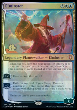 Elminster [Commander Legends: Battle for Baldur's Gate Prerelease Promos] | Jomio and Rueliete's Cards and Comics