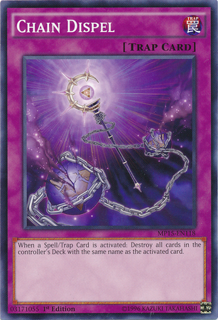 Chain Dispel [MP15-EN118] Common | Jomio and Rueliete's Cards and Comics