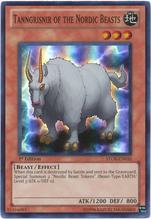 Tanngrisnir of the Nordic Beasts [STOR-EN010] Super Rare | Jomio and Rueliete's Cards and Comics