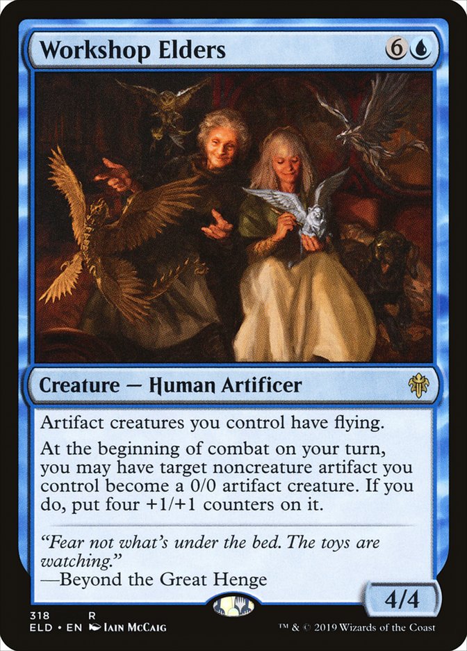 Workshop Elders [Throne of Eldraine] | Jomio and Rueliete's Cards and Comics