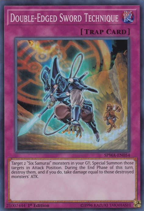 Double-Edged Sword Technique [SPWA-EN054] Super Rare | Jomio and Rueliete's Cards and Comics
