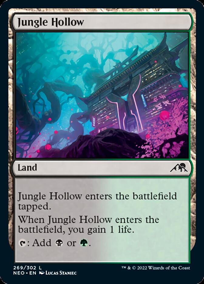 Jungle Hollow [Kamigawa: Neon Dynasty] | Jomio and Rueliete's Cards and Comics