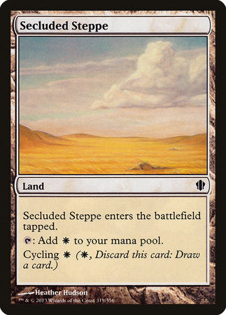 Secluded Steppe [Commander 2013] | Jomio and Rueliete's Cards and Comics