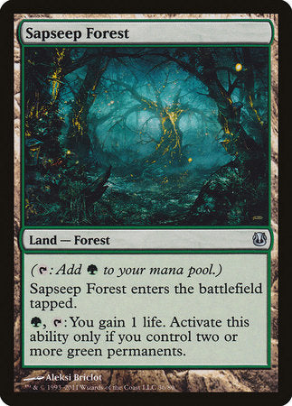 Sapseep Forest [Duel Decks: Ajani vs. Nicol Bolas] | Jomio and Rueliete's Cards and Comics
