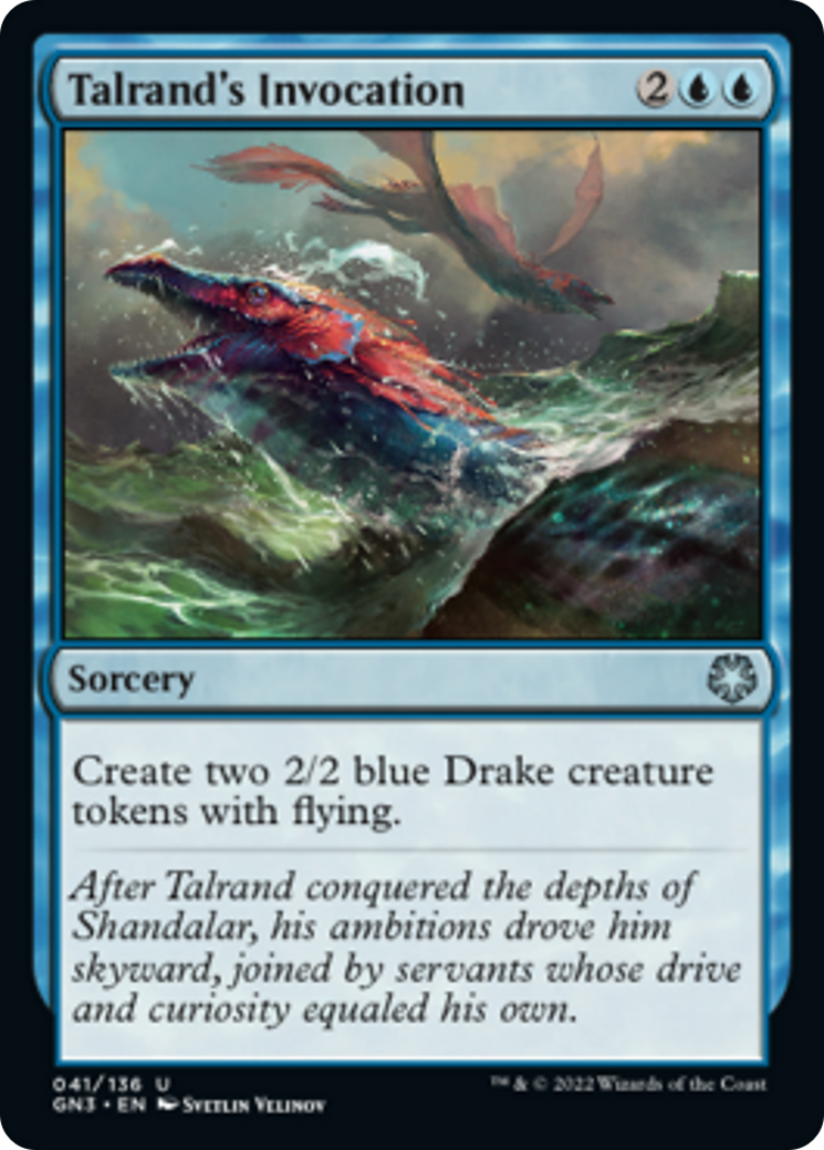 Talrand's Invocation [Game Night: Free-for-All] | Jomio and Rueliete's Cards and Comics