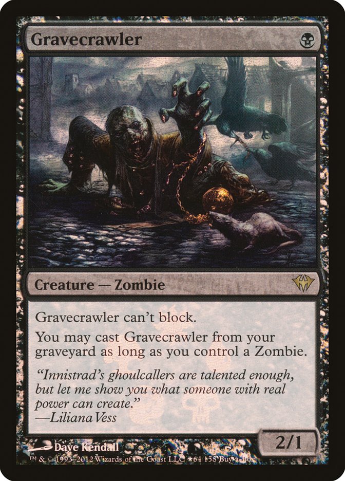 Gravecrawler (Buy-A-Box) [Dark Ascension Promos] | Jomio and Rueliete's Cards and Comics