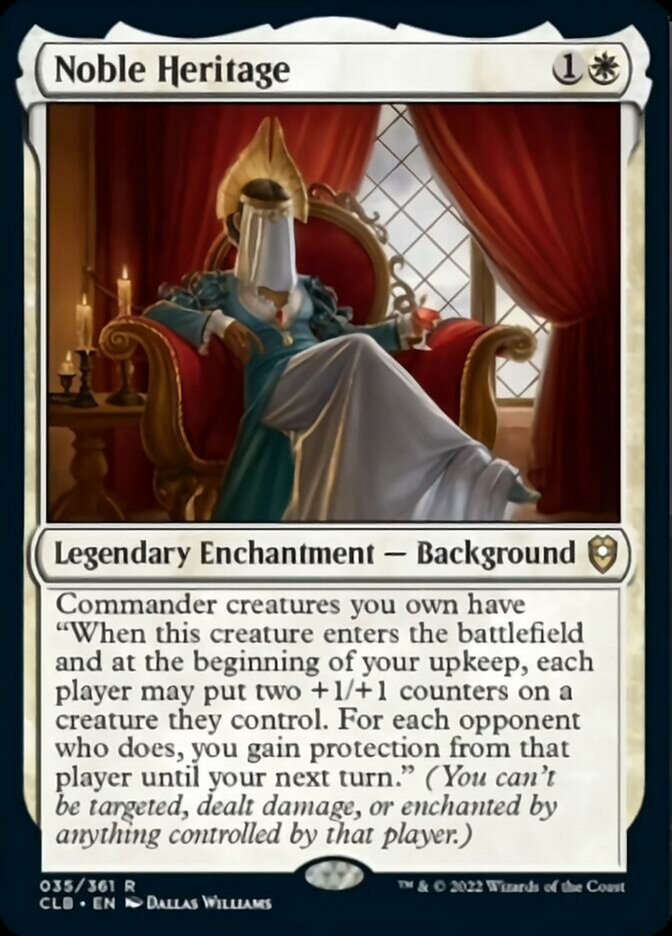 Noble Heritage [Commander Legends: Battle for Baldur's Gate] | Jomio and Rueliete's Cards and Comics