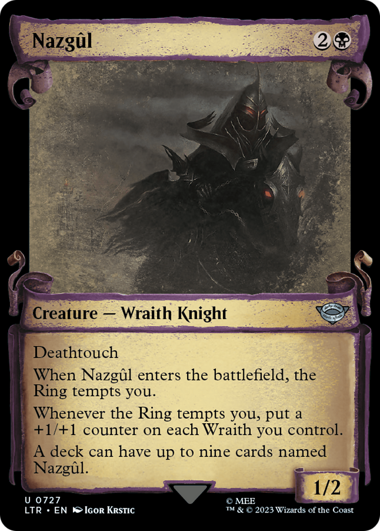 Nazgul (0727) [The Lord of the Rings: Tales of Middle-Earth Showcase Scrolls] | Jomio and Rueliete's Cards and Comics