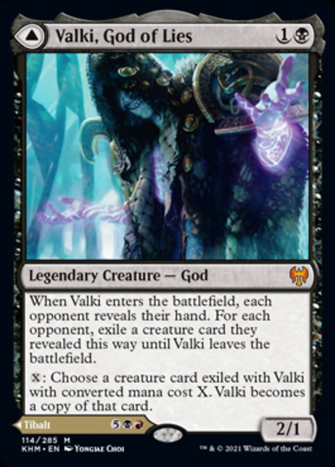 Valki, God of Lies // Tibalt, Cosmic Impostor [Kaldheim] | Jomio and Rueliete's Cards and Comics