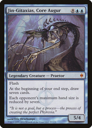 Jin-Gitaxias, Core Augur [New Phyrexia] | Jomio and Rueliete's Cards and Comics