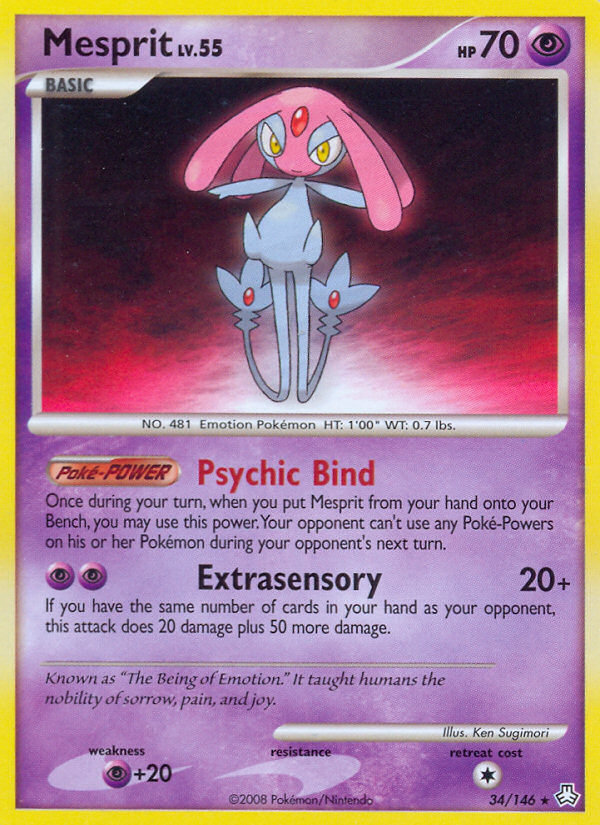 Mesprit (34/146) [Diamond & Pearl: Legends Awakened] | Jomio and Rueliete's Cards and Comics