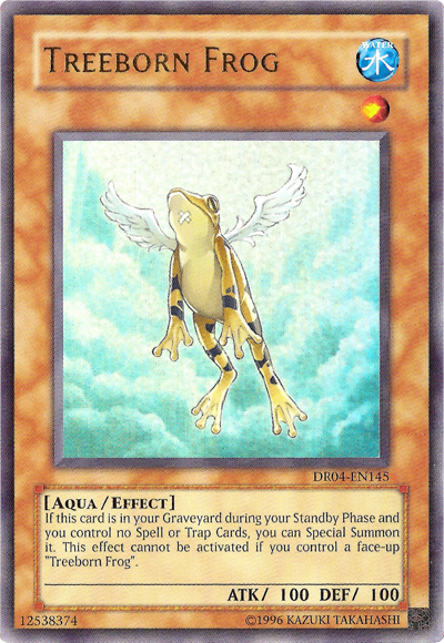 Treeborn Frog [DR04-EN145] Ultra Rare | Jomio and Rueliete's Cards and Comics