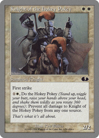 Knight of the Hokey Pokey [Unglued] | Jomio and Rueliete's Cards and Comics