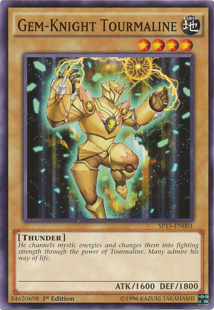 Gem-Knight Tourmaline [SP15-EN001] Common | Jomio and Rueliete's Cards and Comics