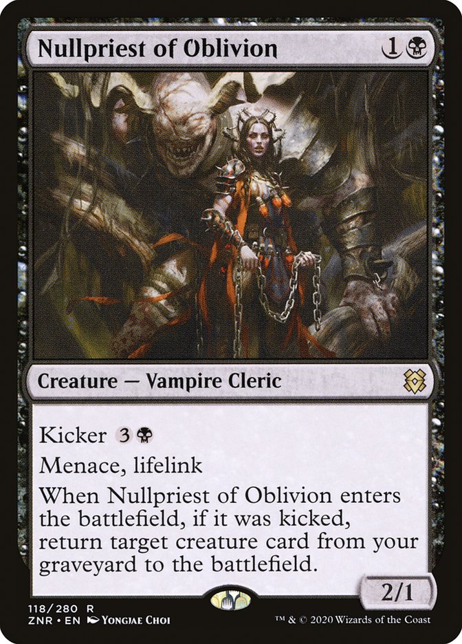 Nullpriest of Oblivion [Zendikar Rising] | Jomio and Rueliete's Cards and Comics